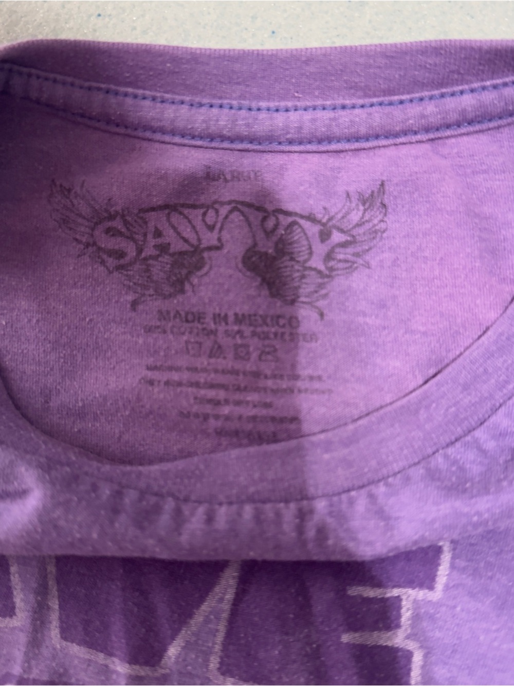 Y2K Have a Crush On Me! Purple Graphic Tee - Picture 6 of 9